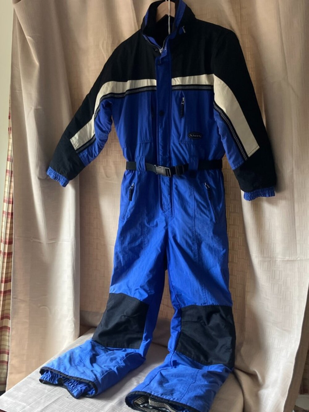JUPA SPORTS XMTN Vintage 2000s One-Piece Ski Snow Suit Blue Unisex Youth 12, VTG